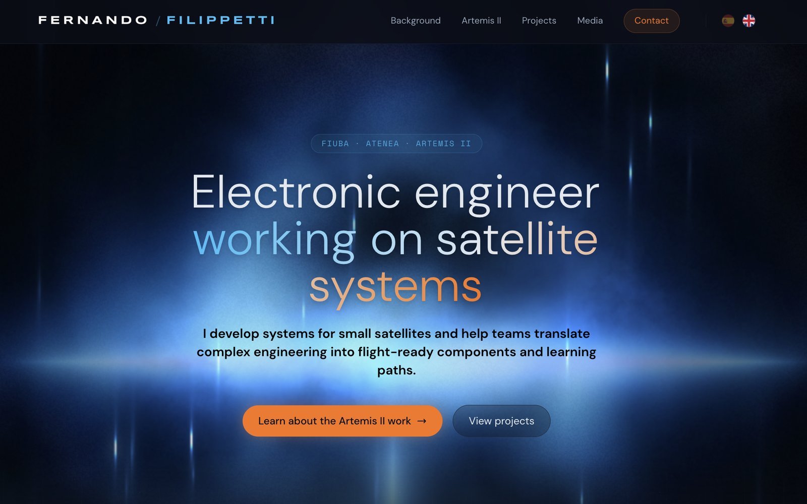 Fernando Filippetti personal brand website