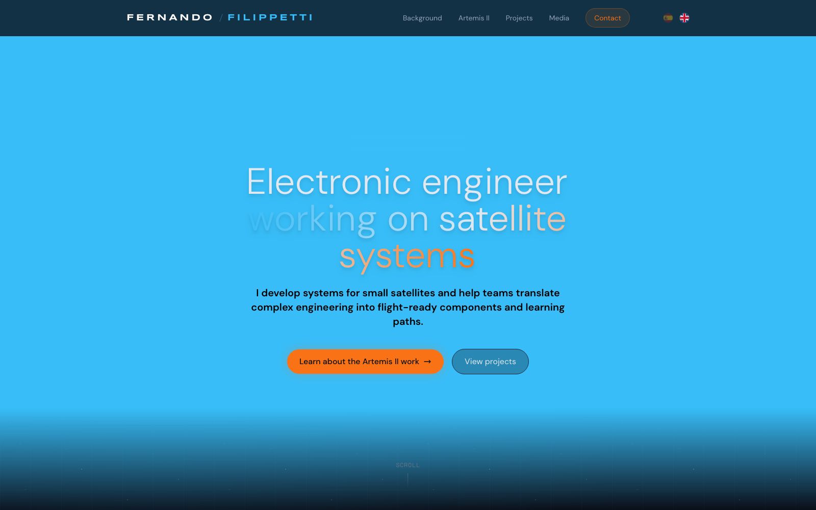 Fernando Filippetti personal brand website