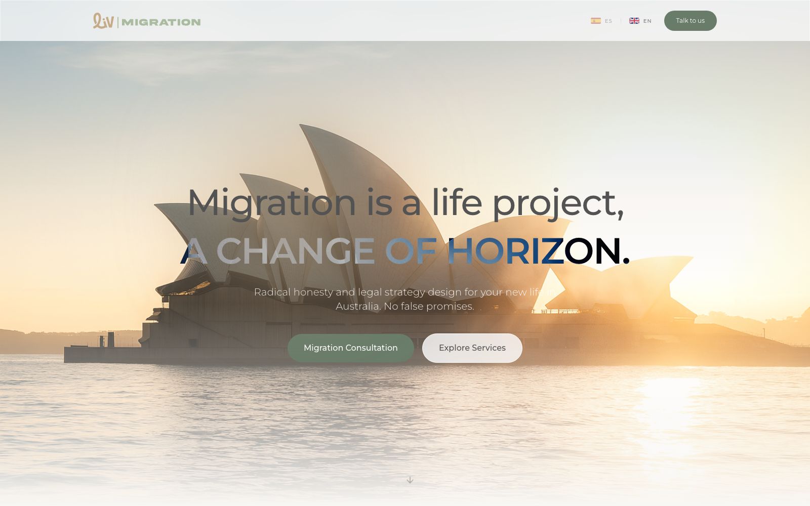 LIV Migration website