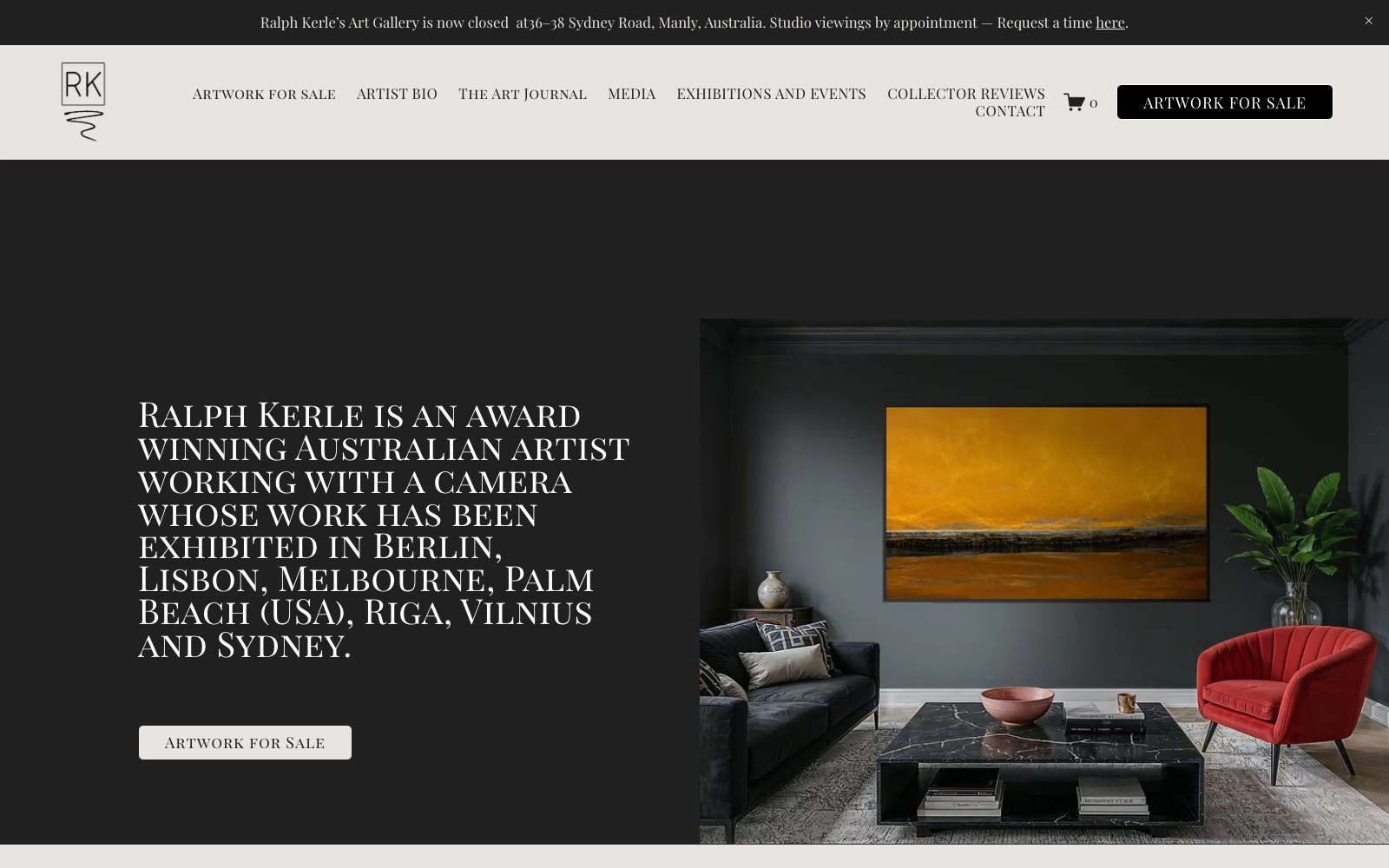 Ralph Kerles Art website