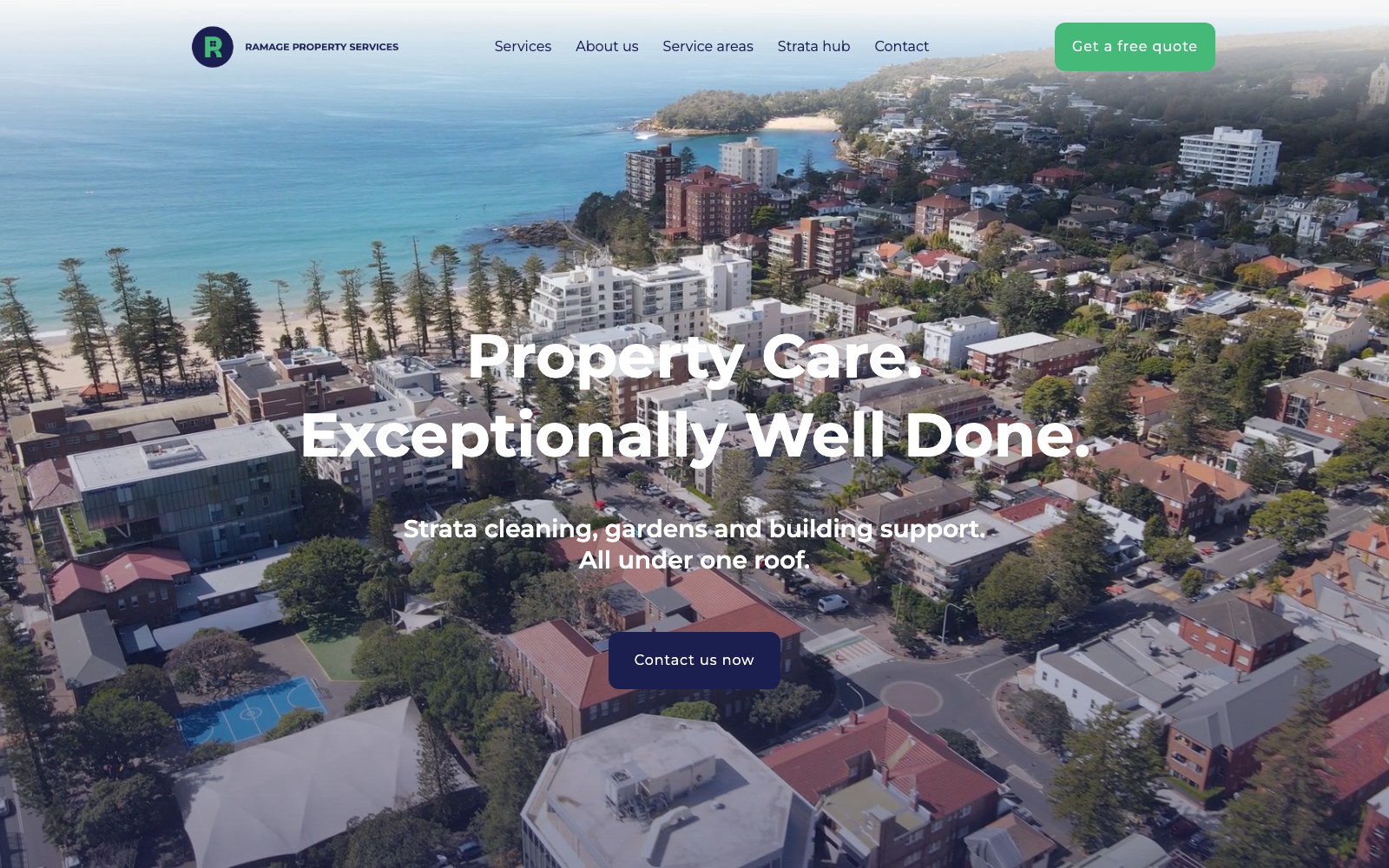 Ramage Property Services website